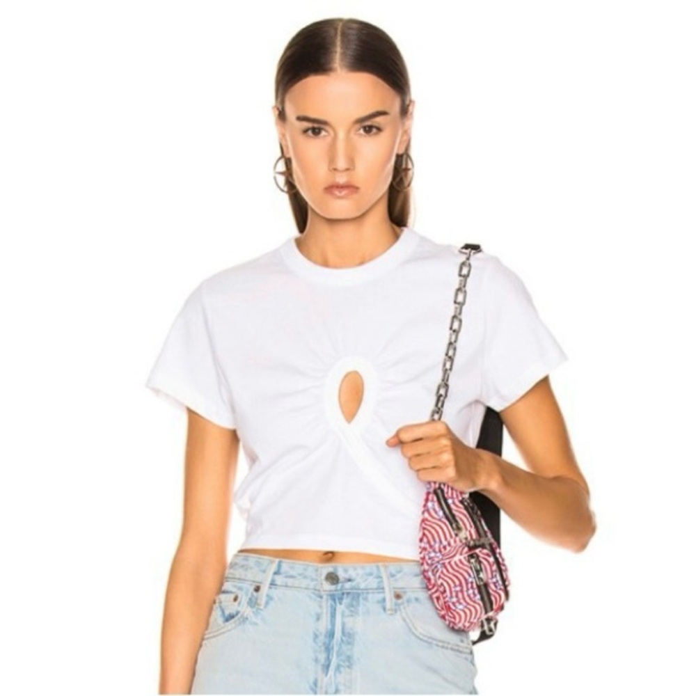 Alexander Wang Red and Black Crossbody Bag with Chain Detail - Picture 3 of 16